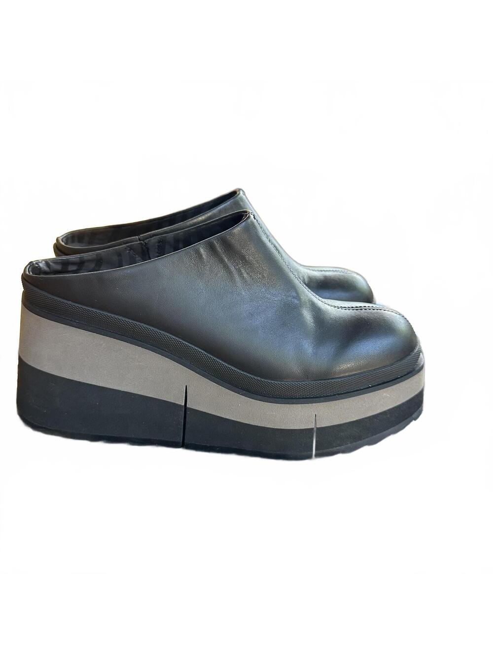 Naked Feet Coach Wedge Mule 7.5 M